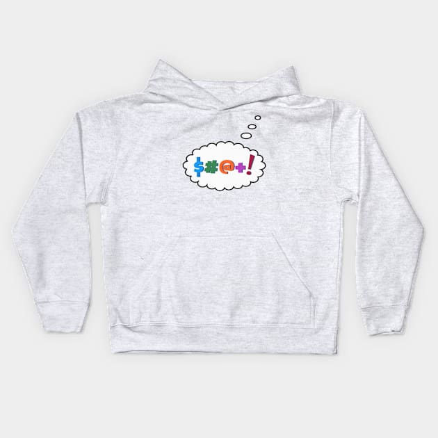 THE FREEDOM OF SPEECH THOUGHT BUBBLE Kids Hoodie by THE ROTTEN APPLE STUDIO